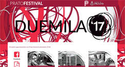 Desktop Screenshot of pratofestival.it