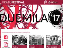 Tablet Screenshot of pratofestival.it